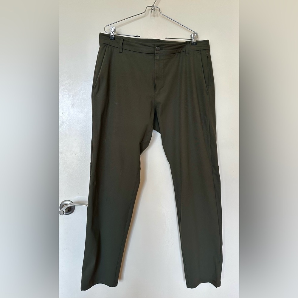 lululemon athletica Men's Dark Green Chinos